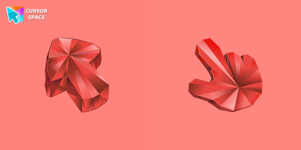 Ruby Stone Texture cursor cursor pack